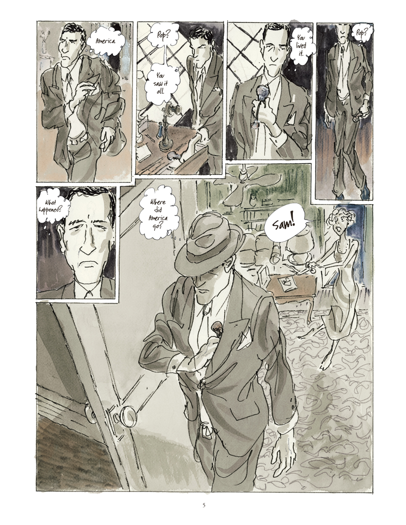 Reprinted from Cousin Joseph: A Graphic Novel by Jules Feiffer. Copyright (C) 2016 by Jules Feiffer. With permission of the publisher, Liveright Publishing Corporation. All rights reserved.